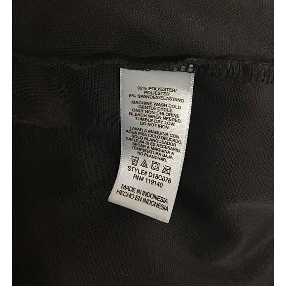 Double Zero Black Shirt‎ Dress Women's Size Medium - Picture 3 of 4